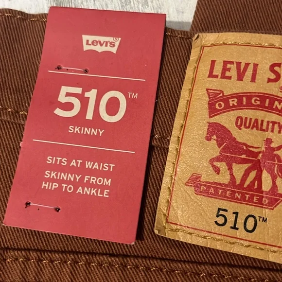 Levi’s 510 Skinny Jeans Size 32. NWT - Picture 4 of 10